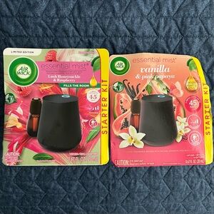 2 Airwick Essential Mist Starter Kits